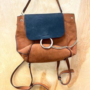 Justfab Bags | Justfab Chloe Backpack | Color: Black/Brown  - SHIPS FAST💨✅